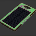 Light Green Phone Case With Solar Panel And Anti Slip Design For Mobile Devices
