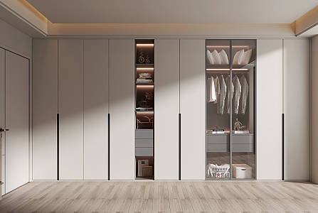 Modern wardrobe 3d model