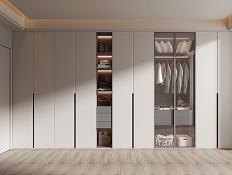 Modern wardrobe 3d model