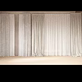 Elegant Sheer Curtains With Layered Design For Modern Home Interior Decoration
