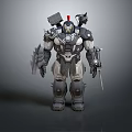 Modern Robot Transformers Gundam Warrior Gundam Mecha Warrior 3d model