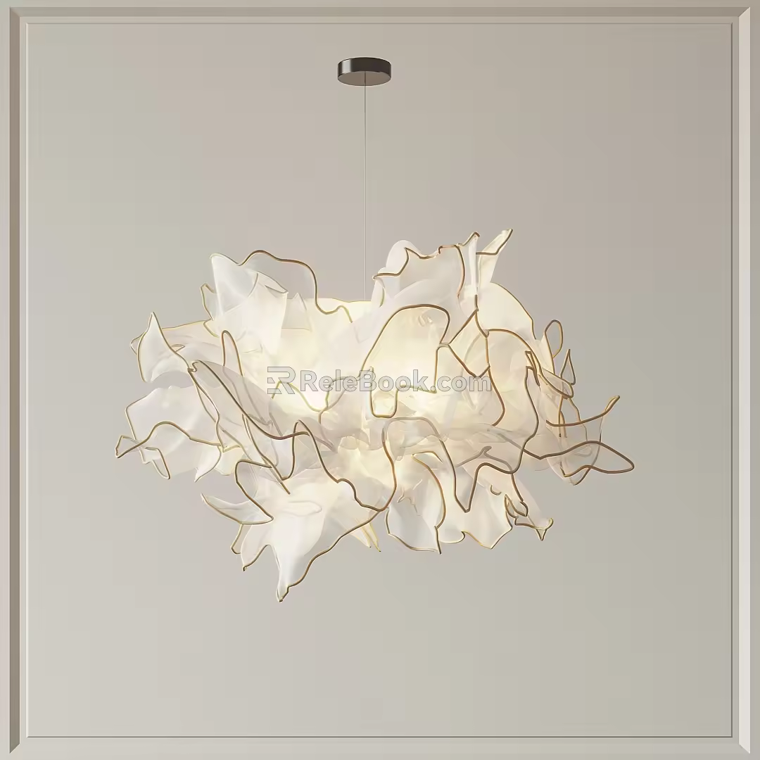 Quiet chandelier 3d model