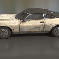 Scrap car broken car broken car abandoned car broken car broken car low face number low model simple model game sub-era film and television level super realistic high precision 3d model