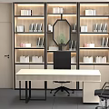 Boss Office Desk and Chair General Manager 3d model
