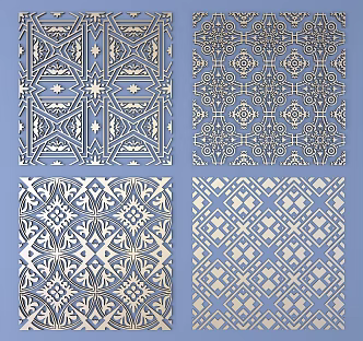 Modern Metal Carving 3d model