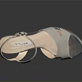 Stylish Women's High Heel Sandals With Cross Strap And Open Toe Design