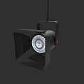 Modern Black Downlight Spotlight With Focused LED Lighting And Sleek Design