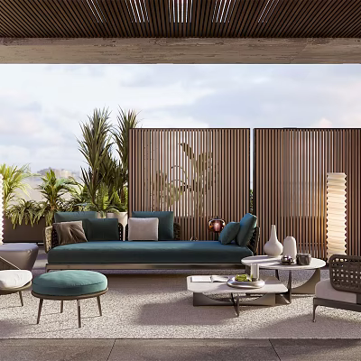 Villa Balcony 3d models
