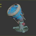 modern reactor fusion reactor core nuclear fusion core science fiction box 3d model