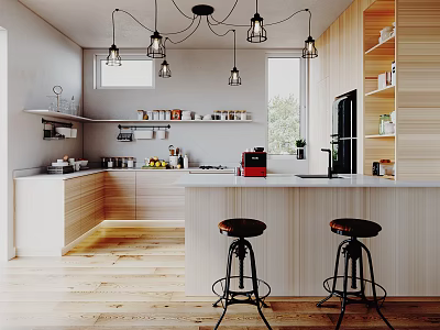 Modern Kitchen 3d model
