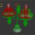 Table lamp industrial table lamp homemade table lamp industrial wind 3d model