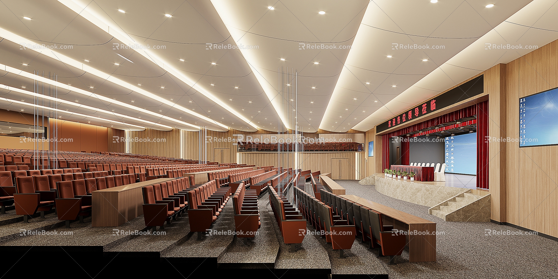 Lecture Hall Academic Lecture Hall Theater Theater Conference Room Multi-function Hall 3d model