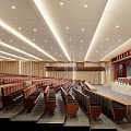 Lecture Hall Academic Lecture Hall Theater Theater Conference Room Multi-function Hall 3d model