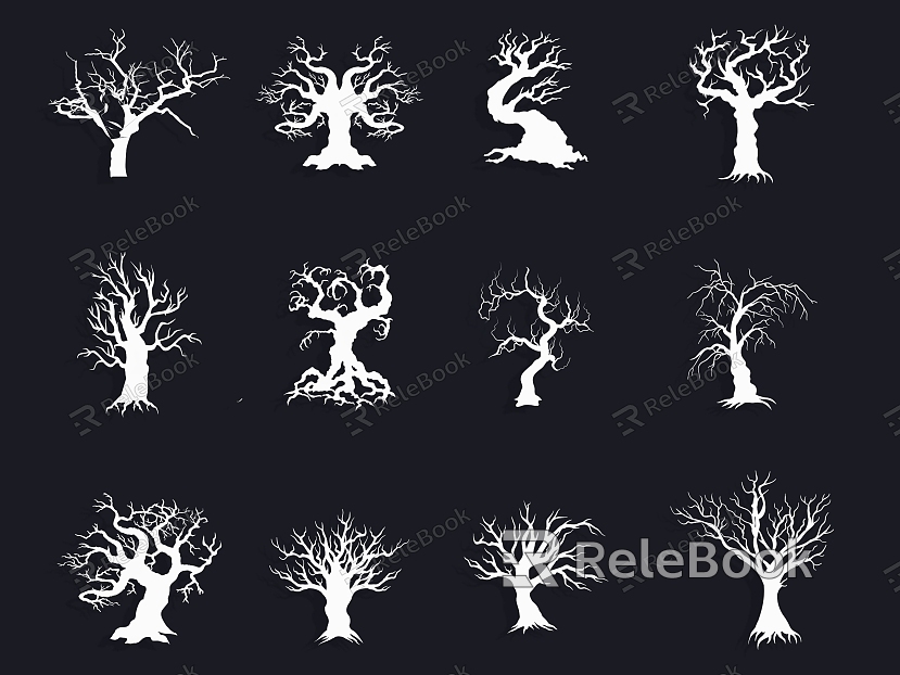 Tree Dead Branch Dead Tree Forest Forest Silhouette Tree Tree Branch Tree Big Tree Branch model