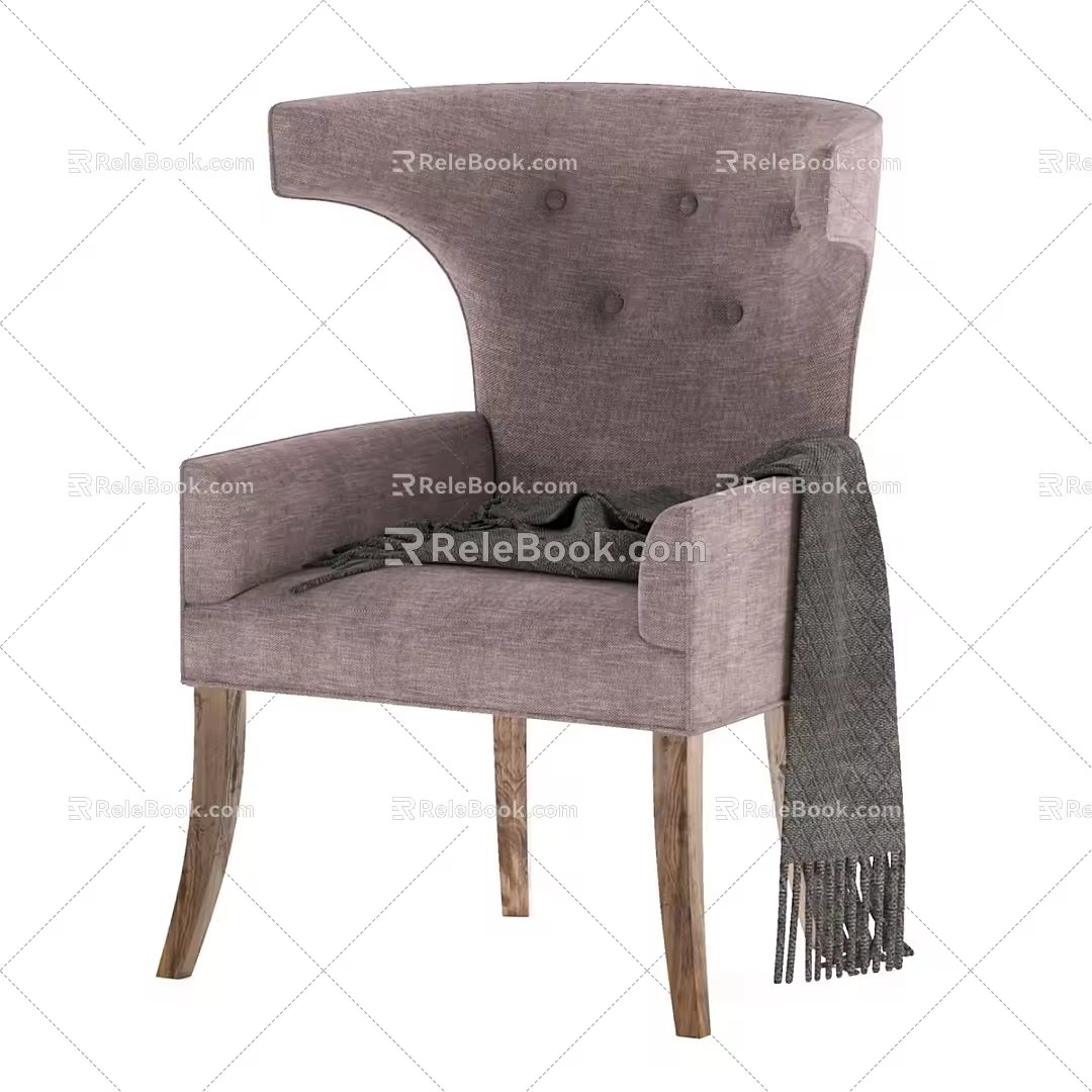 Single sofa 3d model
