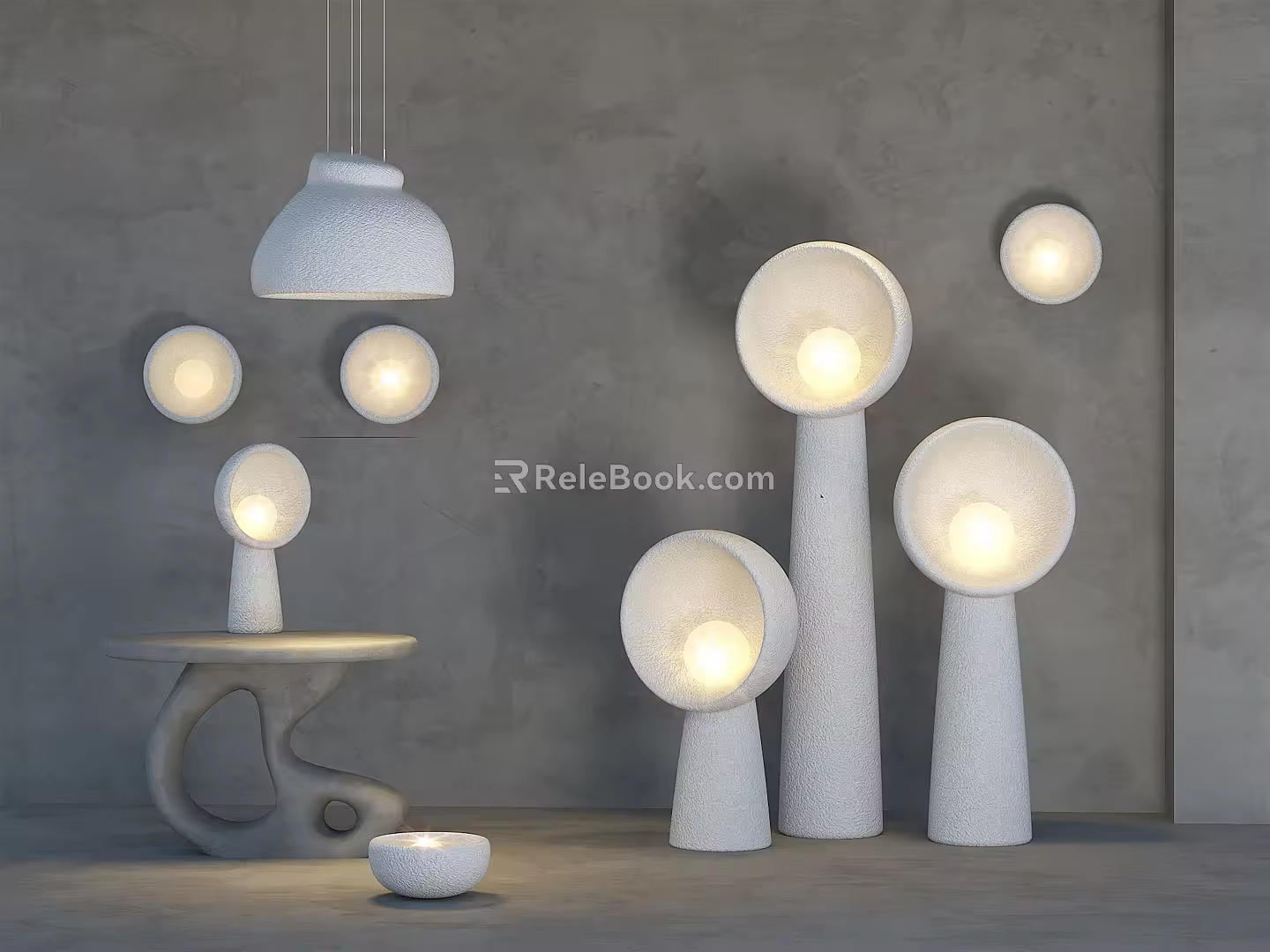 Chandelier combination lamp combination 3d model