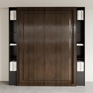 Bookcase Entrance Cabinet Decorative Cabinet 3d model