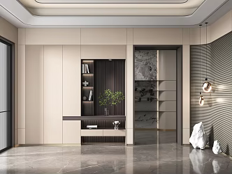 Modern Entrance 3d model