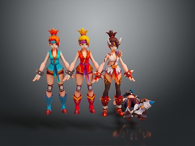 cosplay costume online game female warrior anime costume animation costume model