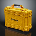 Rugged Trimble Yellow Tool Case With Heavy Duty Protective Hard Shell Design