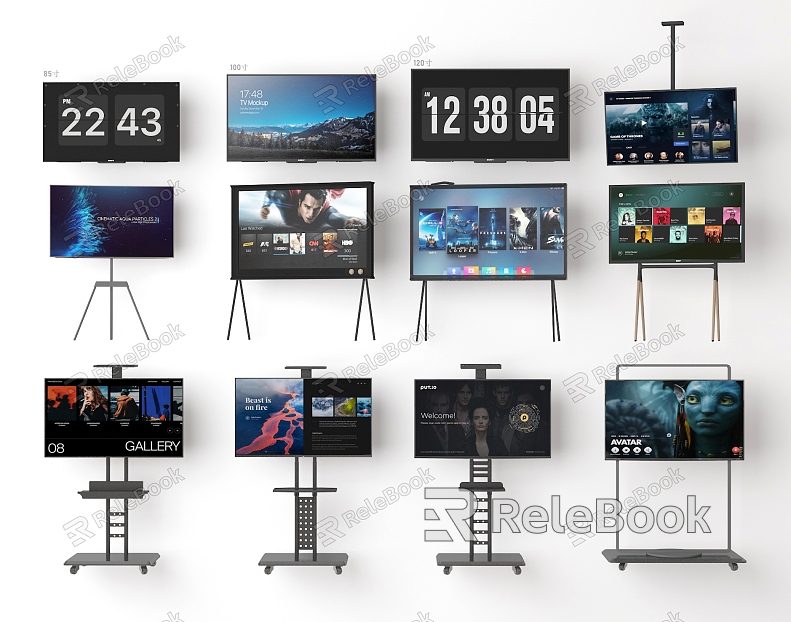 TV TV stand TV screen display model