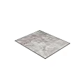 Modern Abstract Square Rug With Soft Pink And Gray Brushstroke Patterns 3d model