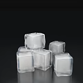 Fresh Ice Cubes Perfect For Cooling Various Food And Cold Beverages