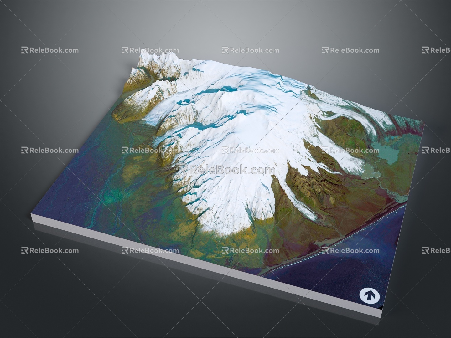 Geography, topography, mountain shape, ridge, ridge, valley, mountain range, canyon, geomorphology, mountain peak, mountain body 3d model