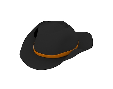 Modern hat 3d model