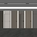 Modern door 3d model