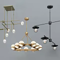 Modern chandelier 3d model