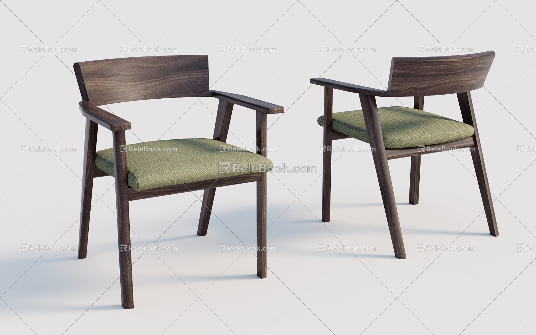 Chair Single Chair Dining Chair Leisure Chair 3d model