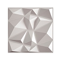 Modern wall panel wall hanging square 3d model