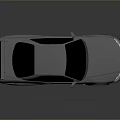 Silver Sports Car with Rear Spoiler Black Windows Red Brake Calipers and Sporty Exterior Design