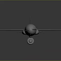 White Military Missile Weapon With Tail Fins Wings And Detailed Structure