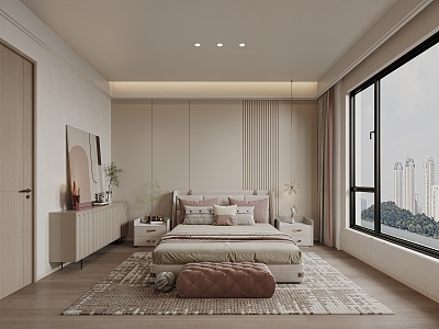 Modern Bedroom 3d model