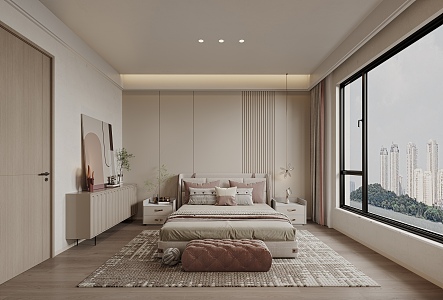 Modern Bedroom 3d model