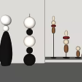 Modern floor lamp 3d model