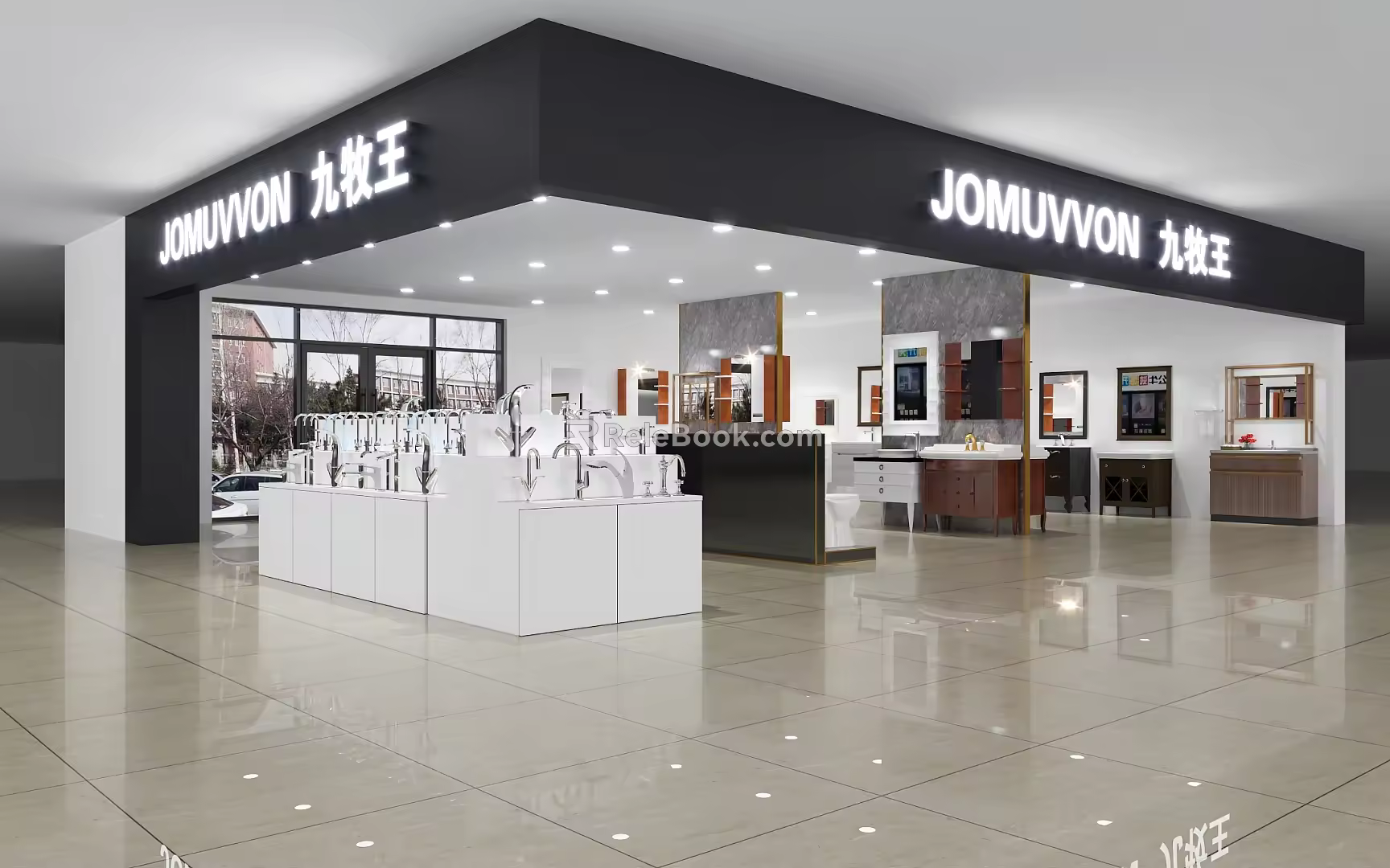 Modern store Jiumuwang store 3d model