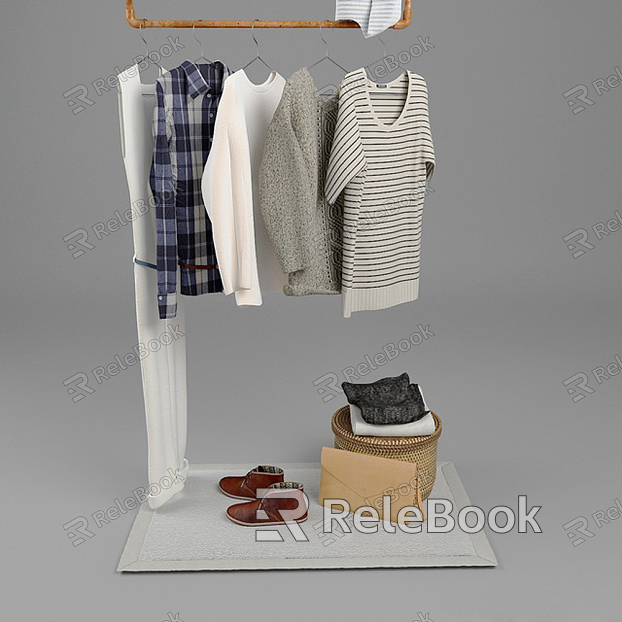 Modern clothes combination model