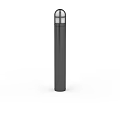 Modern Black Outdoor Post Light With Sleek Design For Garden Pathway
