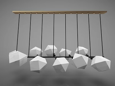 Modern chandelier 3d model