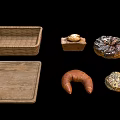 Assorted Freshly Baked Pastries With Cinnamon Rolls Muffins Tarts And Blueberry Rolls
