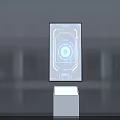 Innovative Open Interactive Zone With Digital Display And Modern Tech Interface
