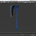 Tomahawk Game Axe Ares Axe Mountain Axe Pangu Axe Firewood Axe Cold Weapon Low Face Number Low Model Simple Model Movie Level Realistic 3d model