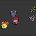 Colorful Toy Cars Collection With Racing Truck Off Road And Sports Vehicle Designs