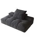 Modern Single Sofa Lazy Sofa 3d model