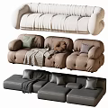 Double sofa Multi-person sofa Corner sofa 3d model