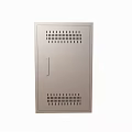 Industrial Metal Control Cabinet with Ventilation Holes and Lockable Door
