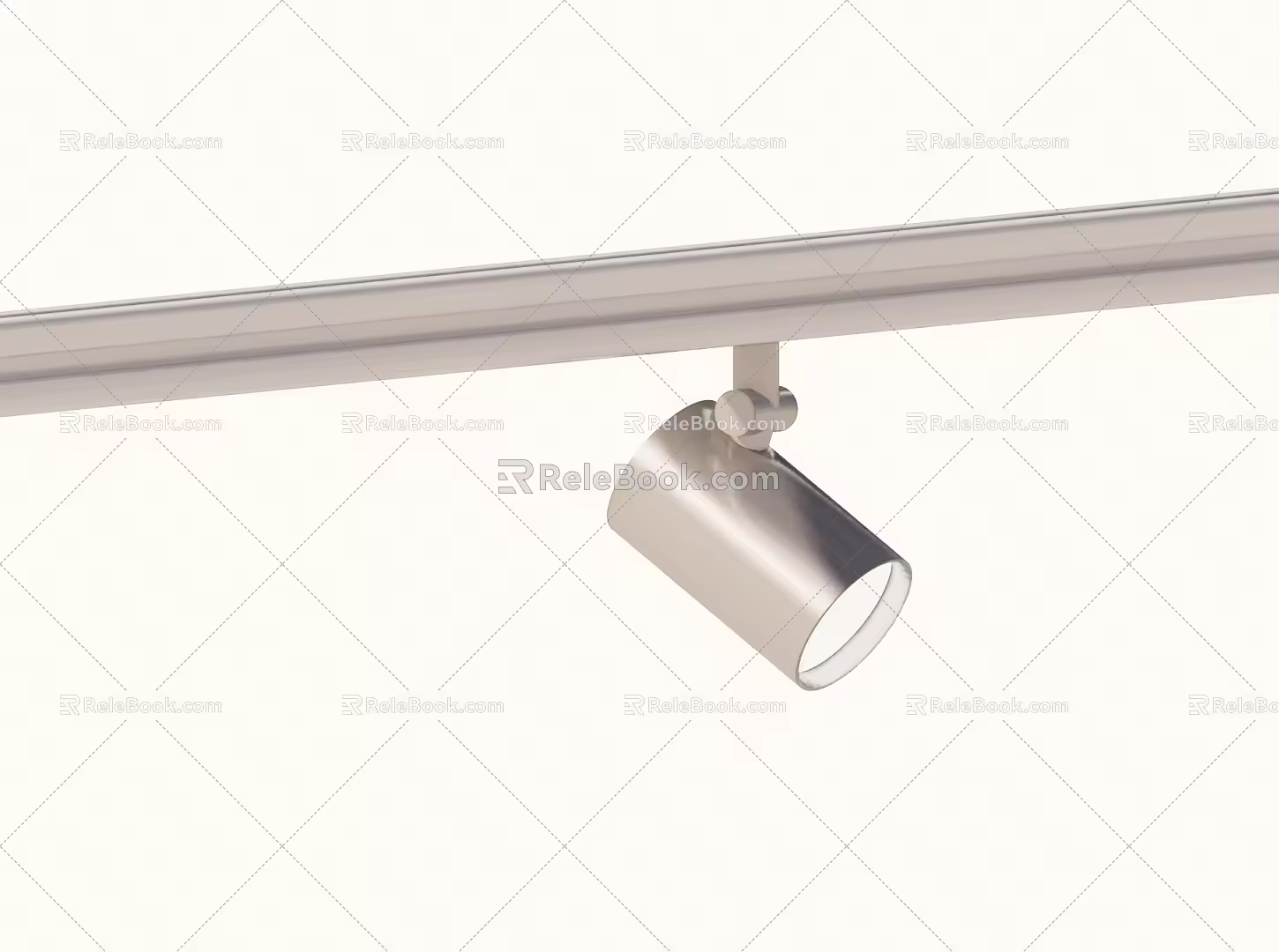 Pipeline and silver track spotlights 3d model